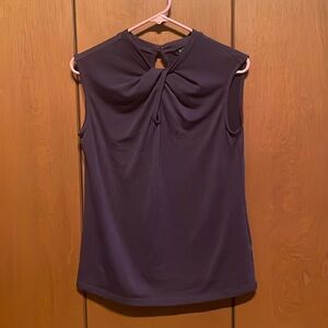 Ellen Tracy purple kit top size M